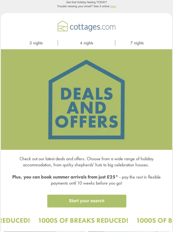 Our latest deals and offers  🎉