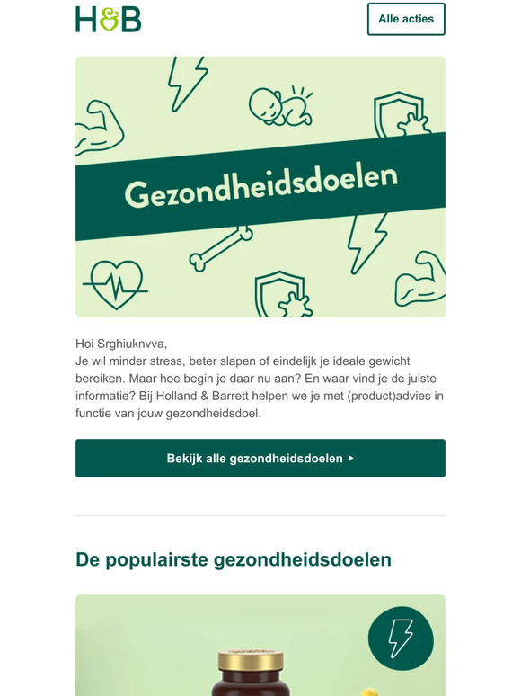 Minder stress, gewicht verliezen of beter slapen: wat is jouw gezondheidsdoel?