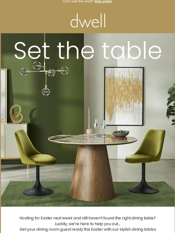 Is your dining room ready for an Easter feast? 🐰🌷🥚