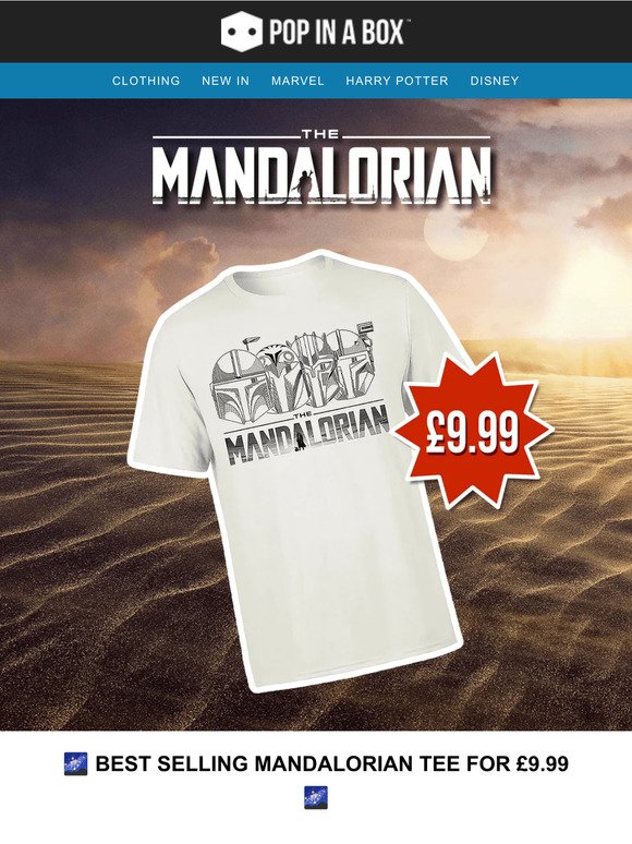 Mandalorian T-shirt Now Only £9.99! 🤩