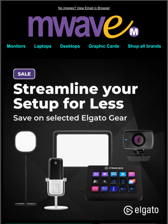 Stream Gear SALE - Up to 40% off Elgato