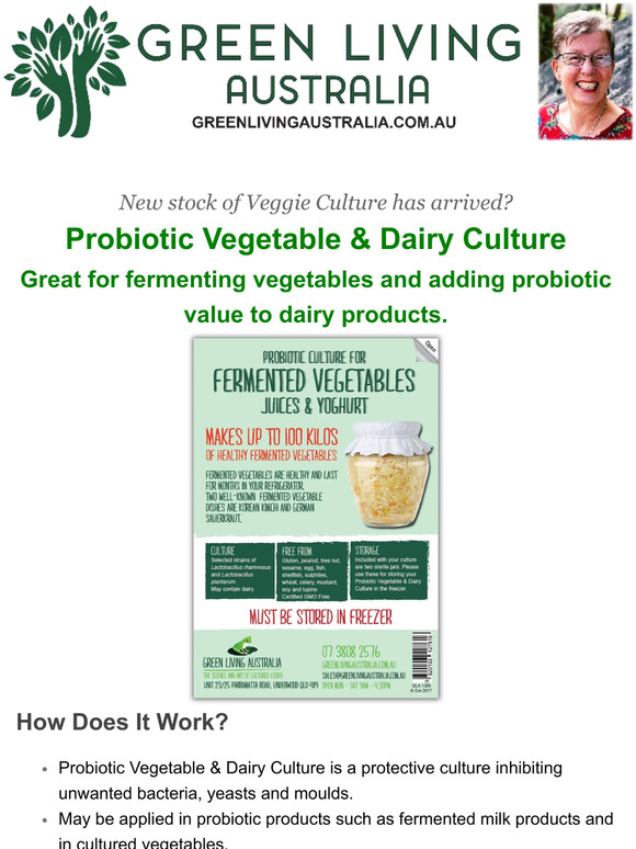 Fresh Veggie Culture - Now in Stock