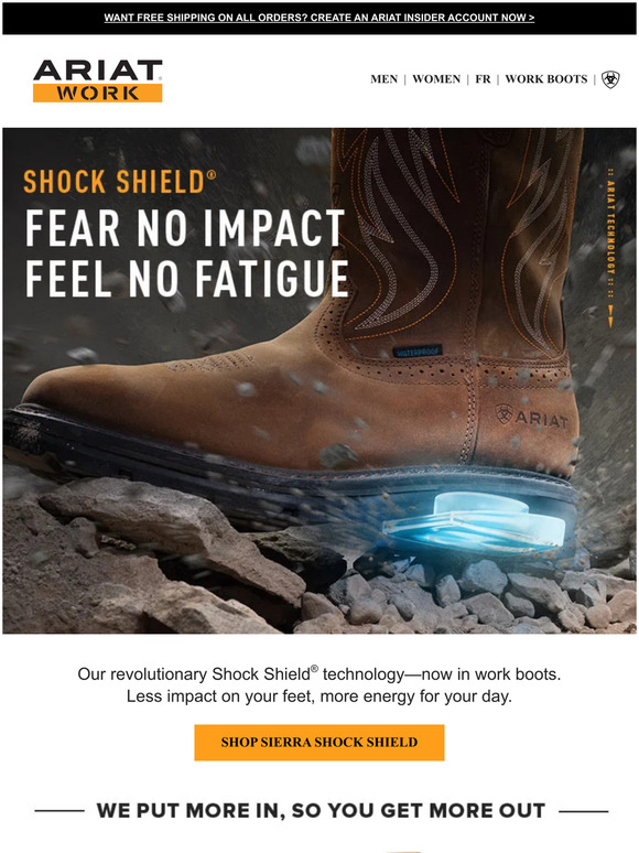 Ariat Take the Load Off Your Feet Milled