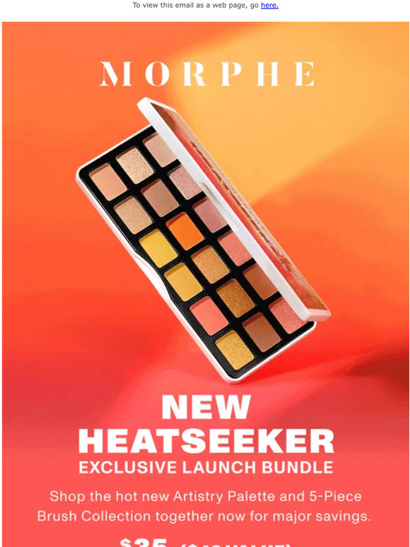 Morphe Heatseeker Launch Bundle (limited time only) Milled