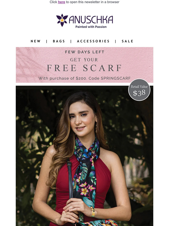 Last 2 Days I Get a Free Scarf!