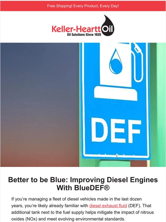 Better to be Blue: Improving Diesel Engines With BlueDEF® 💙