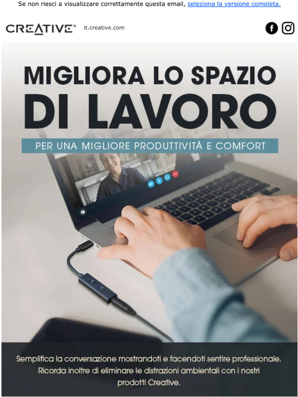 Completa l'upgrade per uno spazio di lavoro più produttivo!