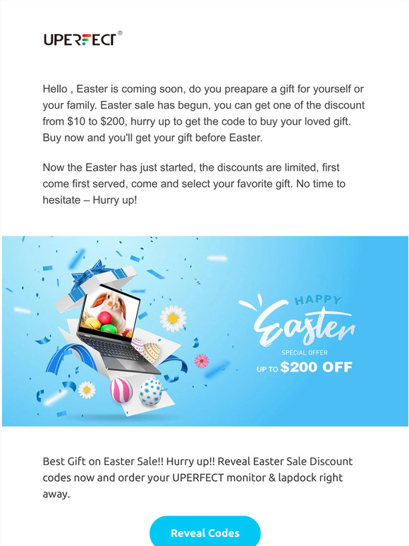 Hop, Hop Little Bunny Brings You Easter Deals - $10-$200 Off