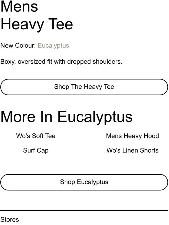 All new Eucalyptus 🌿 Heavy Tee