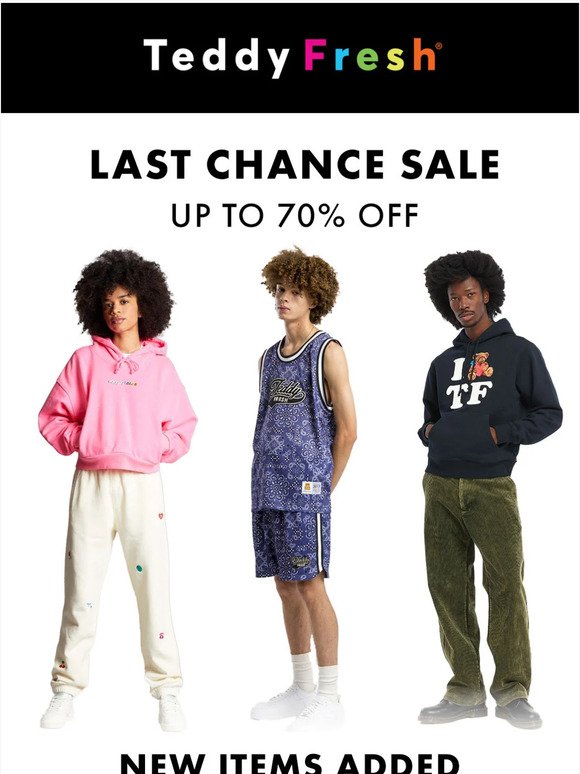 Teddy Fresh - ‪End Of Season Sale! Up To 50% Off‬