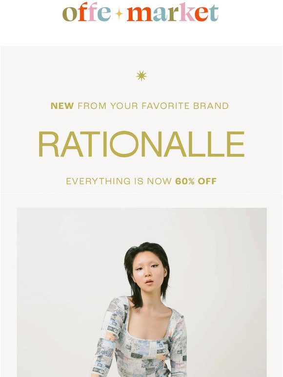 ✨ 60% New Arrivals from Rationalle ✨