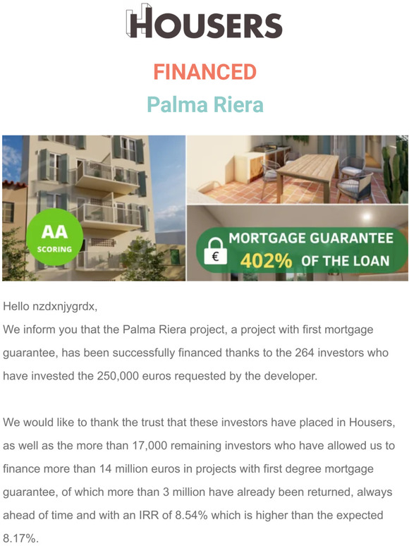 📈 Financed Palma Riera