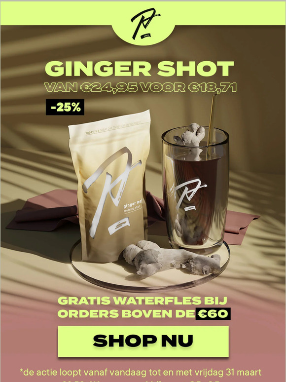 Gratis waterfles bij iedere order boven €60! 💧