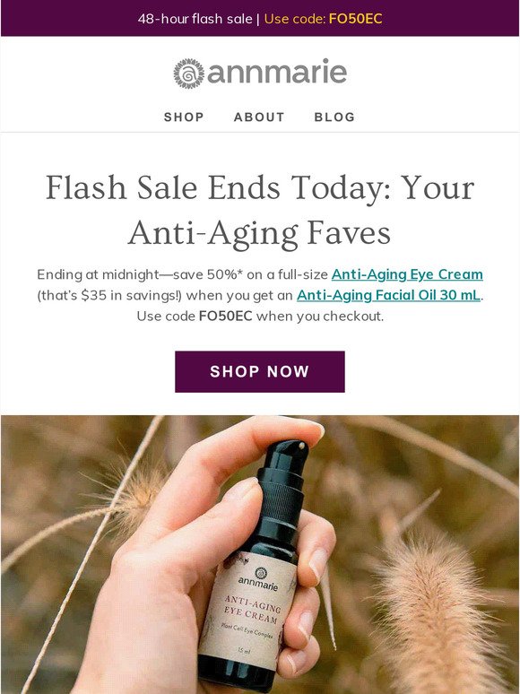 Last day: your deal on anti-aging faves
