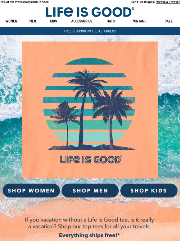 Life is Good ® Meet ya at the beach 🌞🌴 Milled