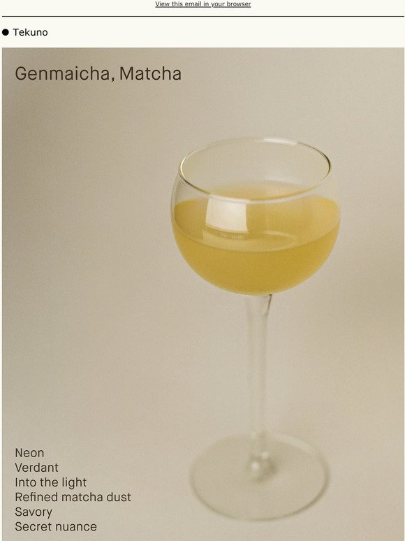 A Sip of Spring — A Recipe for Genmaicha, Matcha