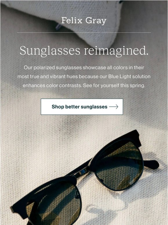 Sunglasses reimagined