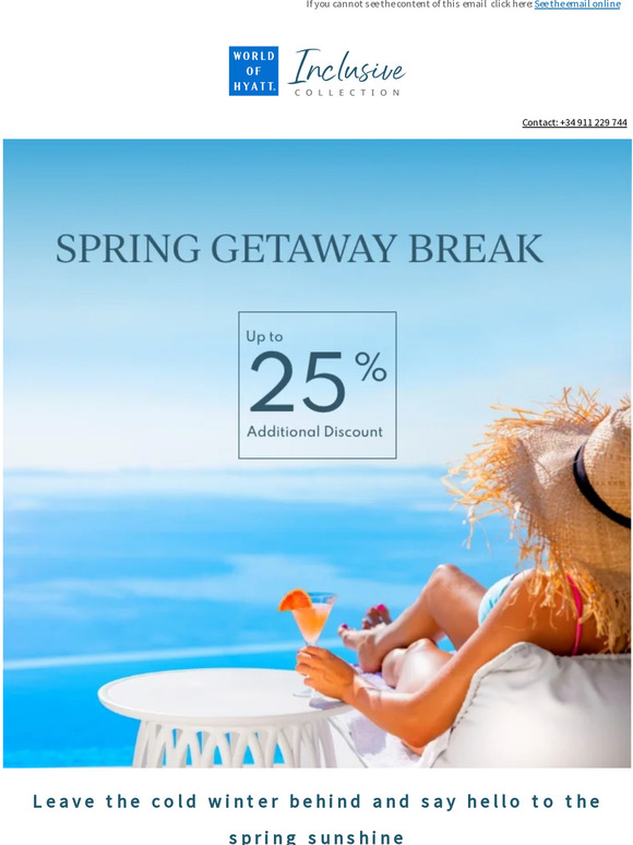 Spring getaways with the Inclusive Collection