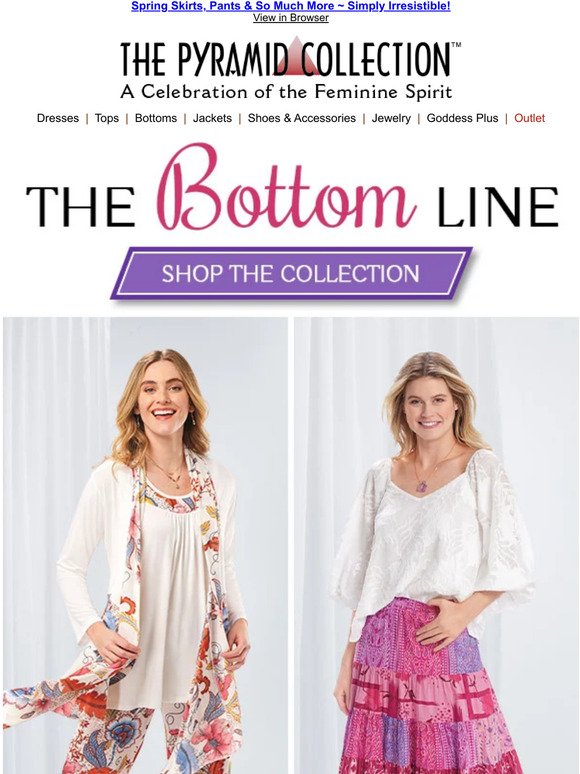 New Spring Bottoms ~ Alluring Styles & Selections