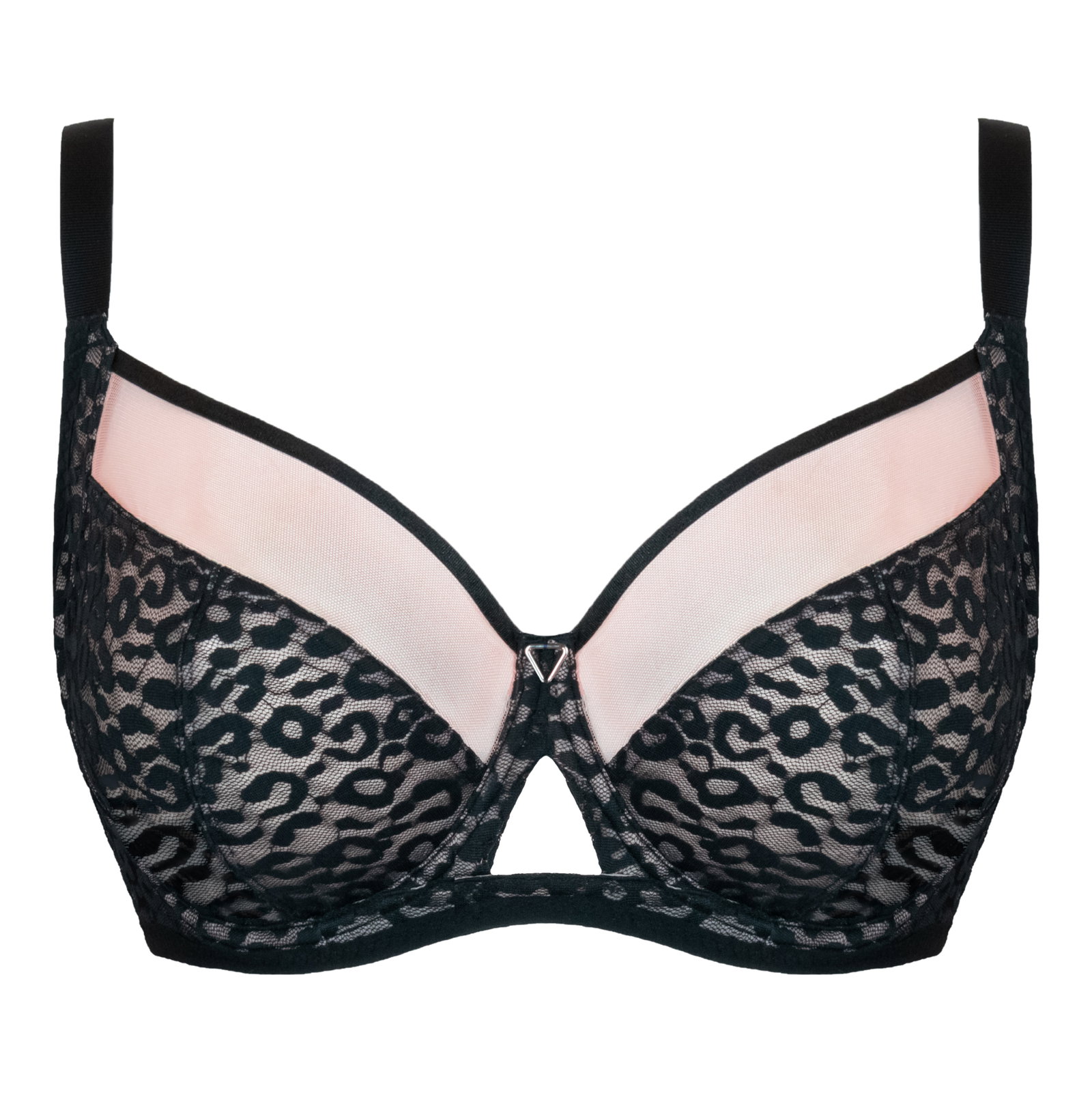 Curvy Kate Victory Wild Balcony Bra Black/Blush