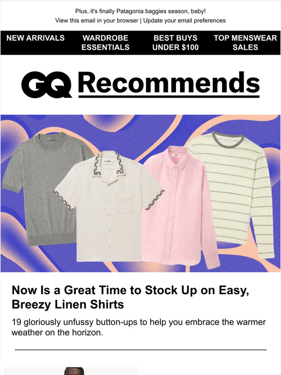 GQ magazine The 19 Best Linen Shirts Will Keep You As Cool As You Look