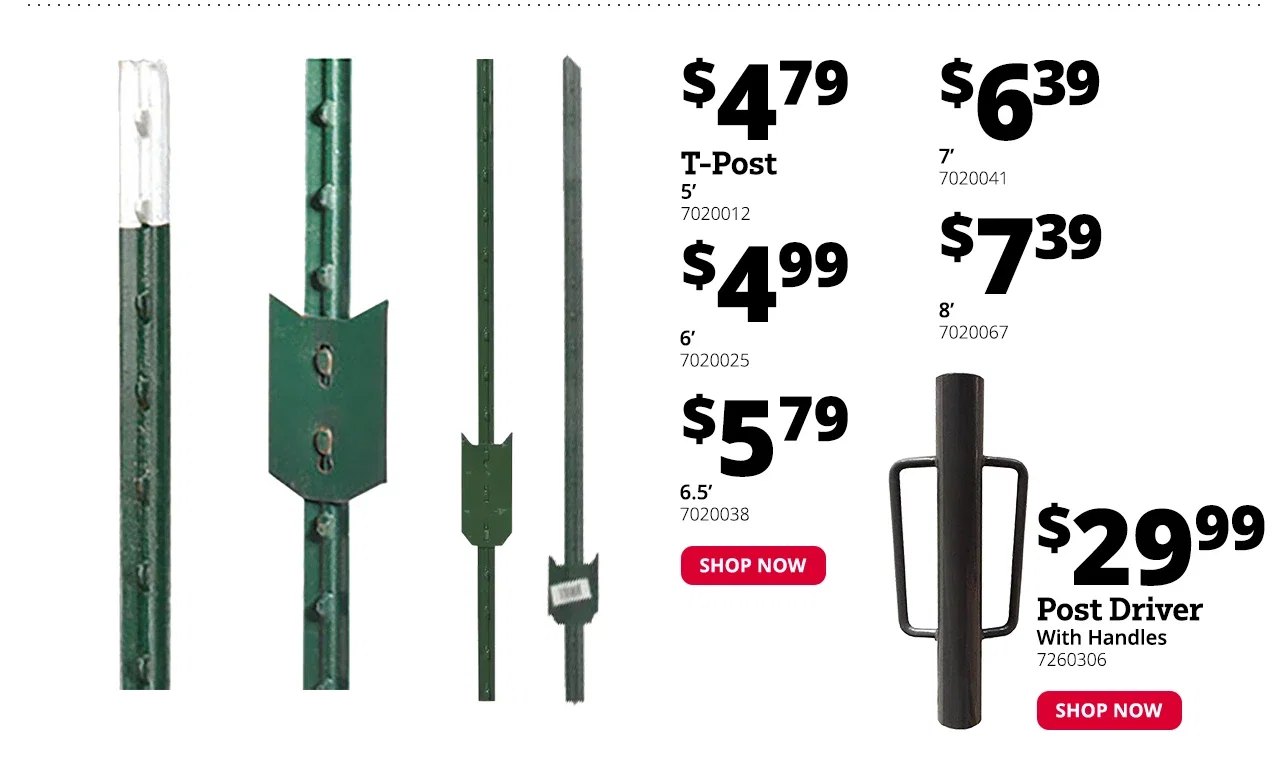 T-Posts & Post Driver