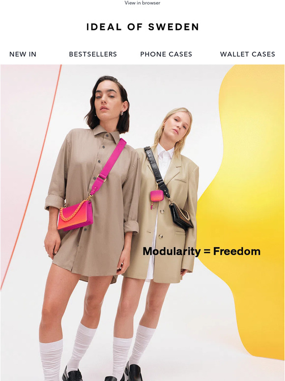 Next level freedom: Modular Bags
