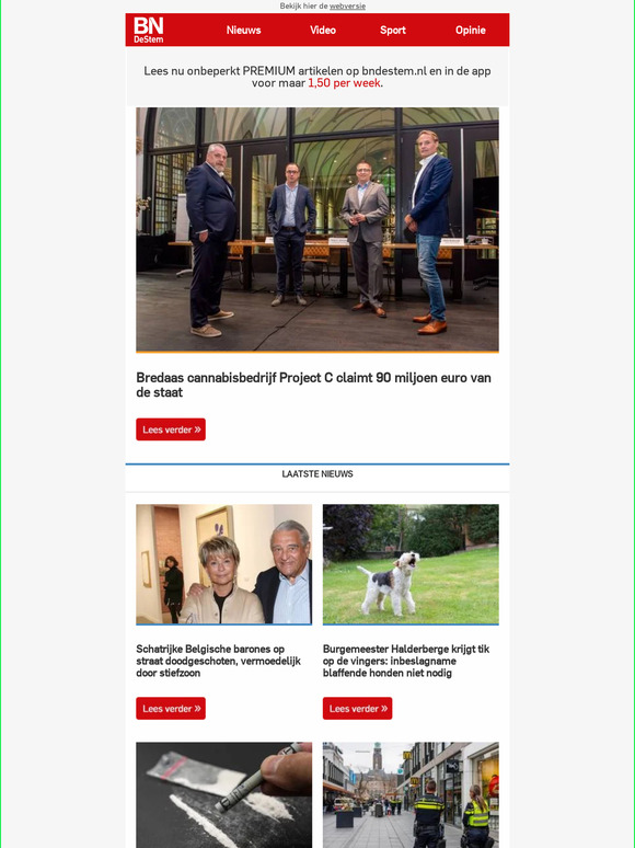 Bredaas cannabisbedrijf Project C claimt 90 miljoen euro van de staat