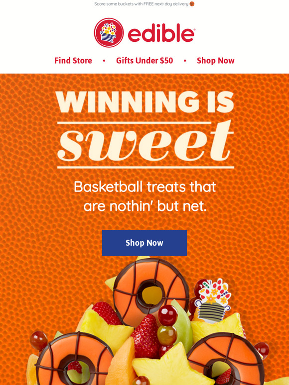 Edible Arrangements FREE delivery for Game Day Milled