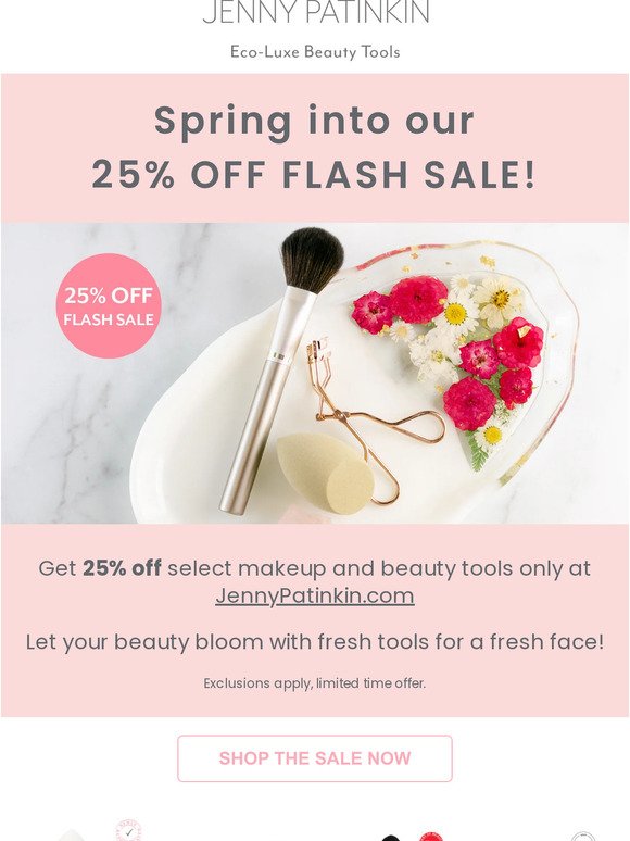 25% OFF Spring Flash Sale 🌸