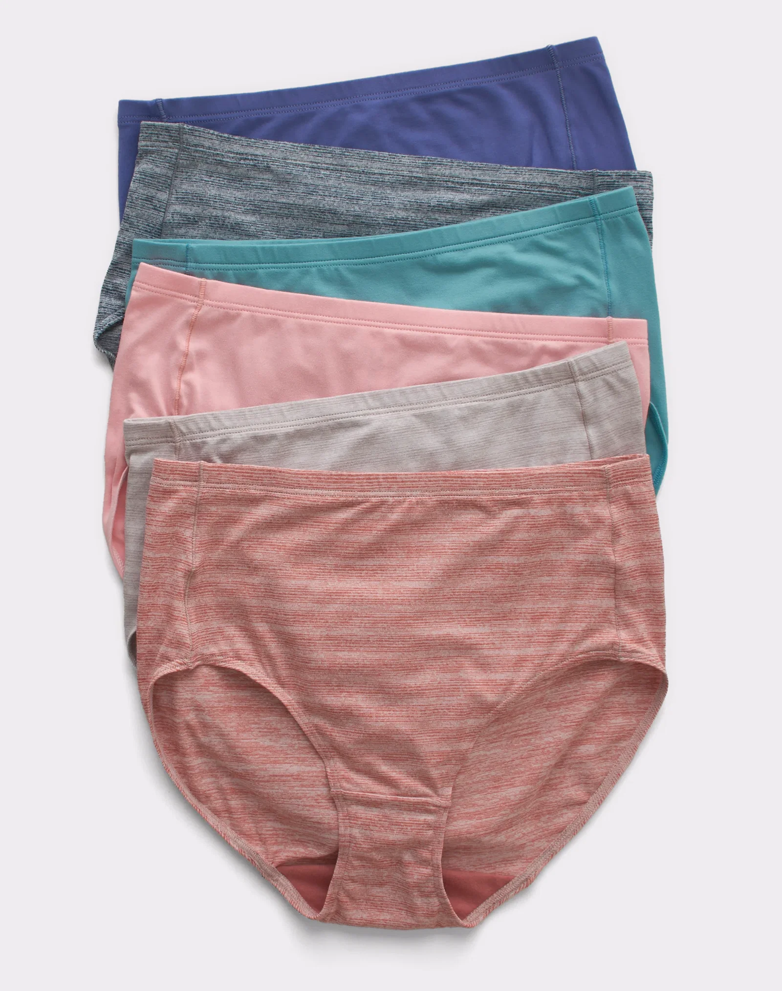 Hanes Women's Pure Comfort Microfiber Brief 6-Pack