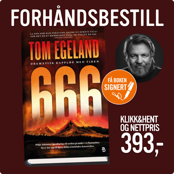 Forhåndsbestill 666 av Tom Egeland til 393kr