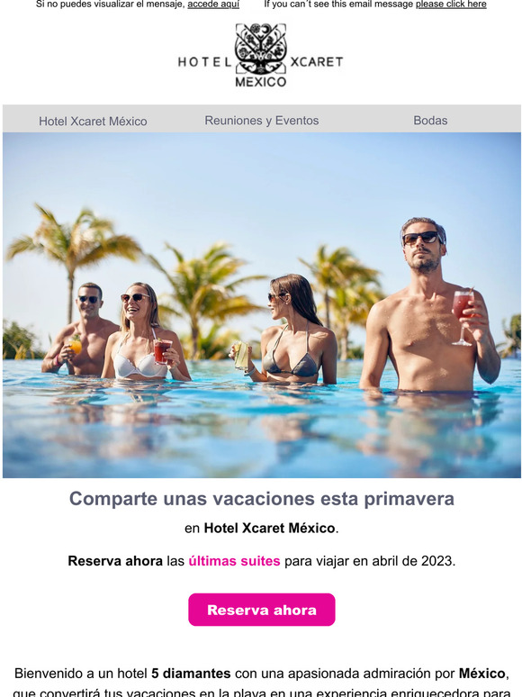 Comparte unas vacaciones esta primavera