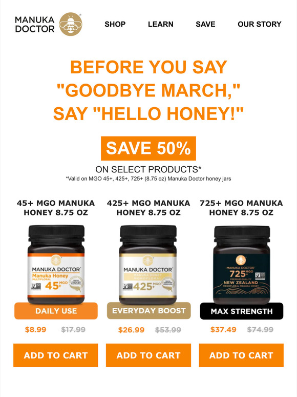 45 MGO Manuka Honey 8.75oz - Packed in New Zealand - Manuka Doctor US