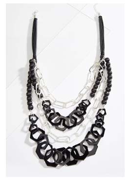 Shop Statement Link Layered Necklace