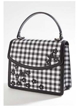 Shop Flower Butterfly Gingham Satchel