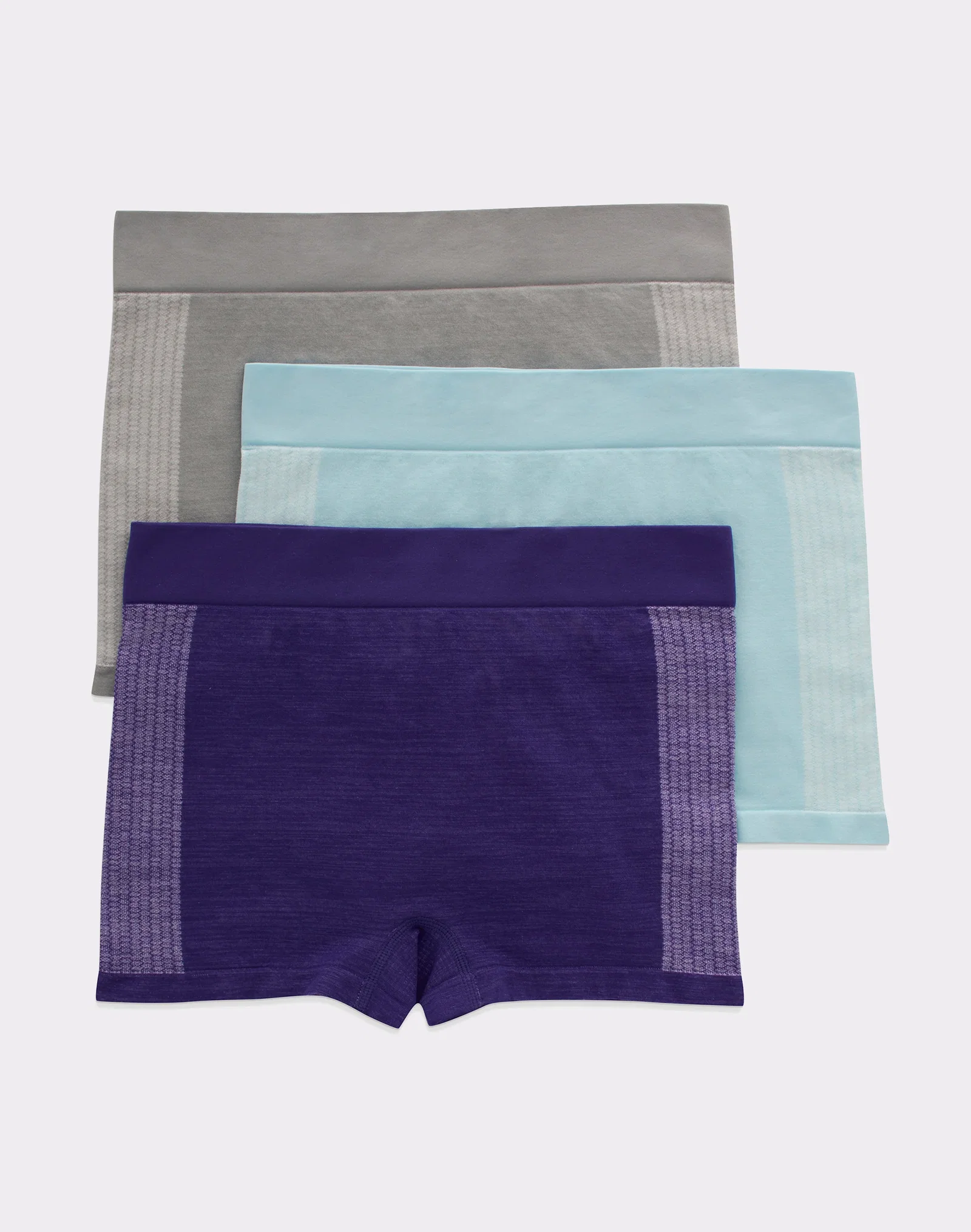 Hanes Sport Women's Seamless Boyshort Panty Assorted 3-Pack