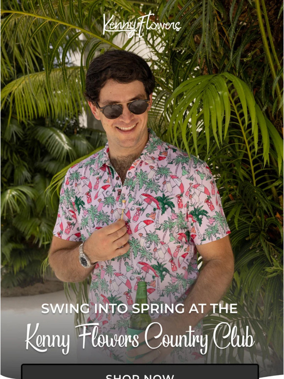 Kenny Flowers The Masters Collection is here and it’s selling FAST. 🌺⛳