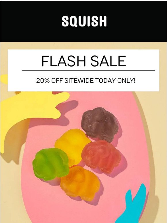 24 hours for 20% off 💛🍬