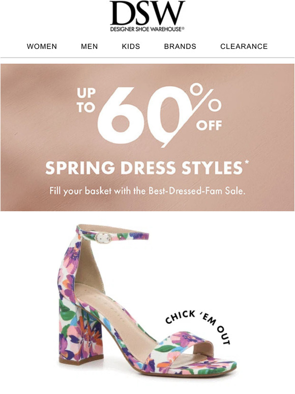 dsw The bestdressedfam sale is here! Milled