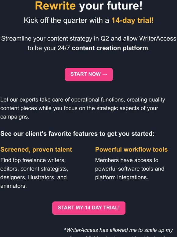 Q2 Kick Off: Streamlining the Content Strategy