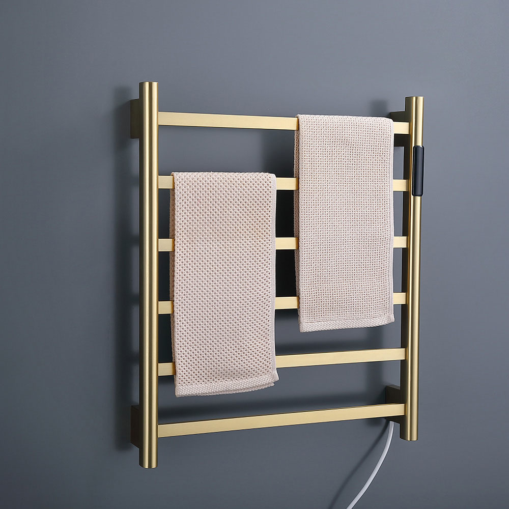 Brushed Gold Towel Warmer