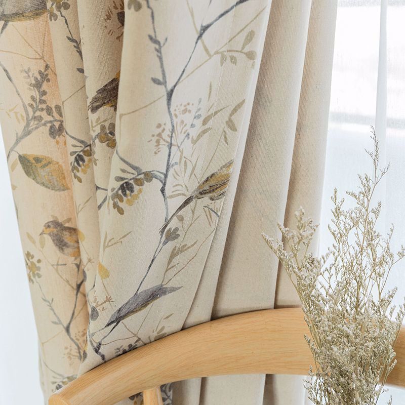 Linen Blackout Curtain