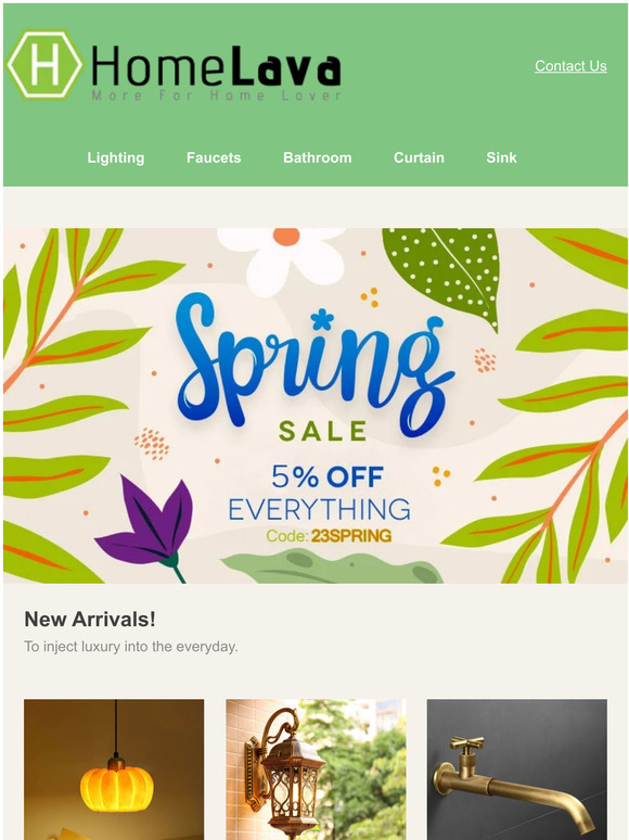 [HomeLava] Spring Sale!