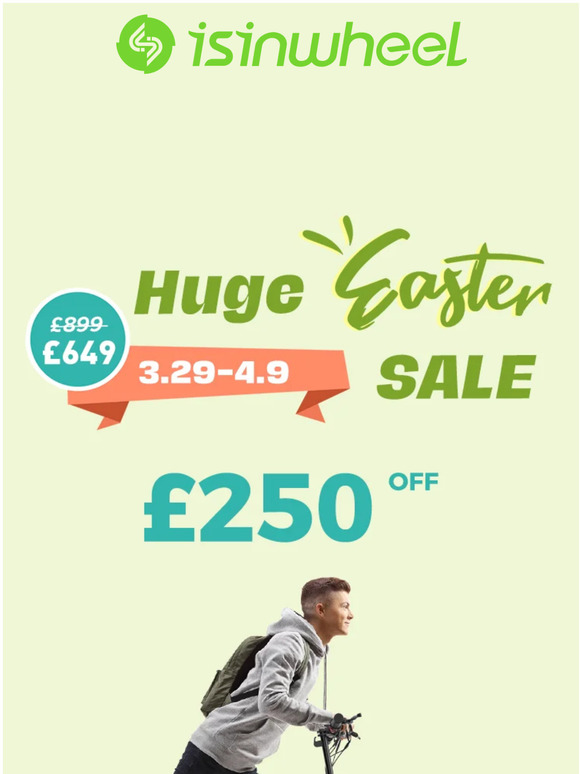 isinwheel Huge Easter Sale