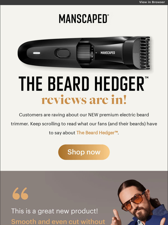 Manscaped: Beards love our NEW electric beard trimmer! | Milled