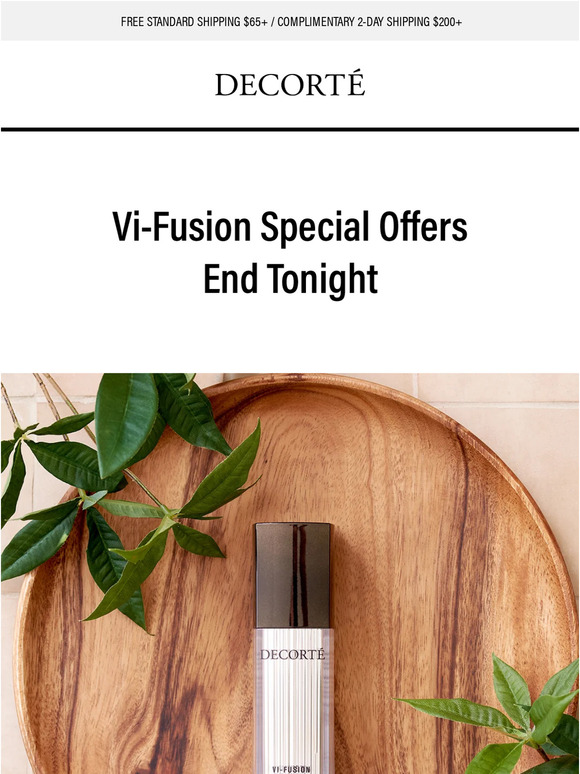 Ends Tonight: Vi-Fusion Special Offers