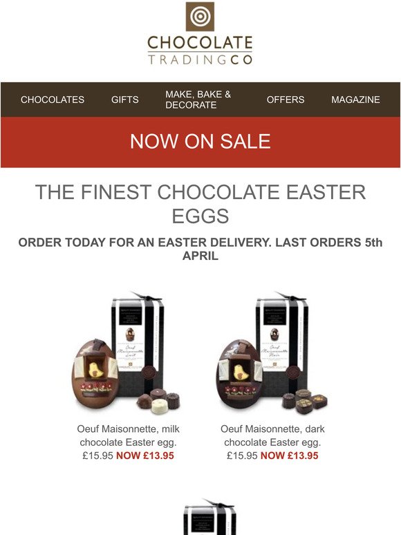 NOW ON SALE! Superior Selection Easter eggs