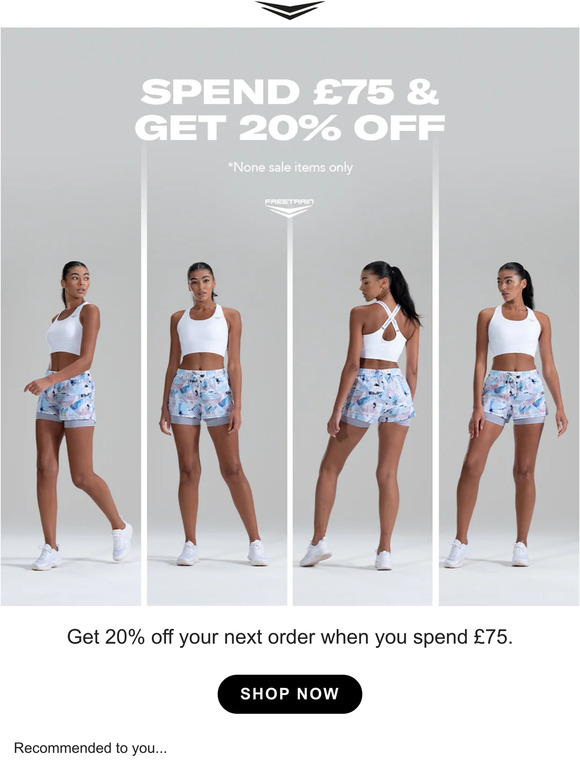 Do you want 20% off your next order?