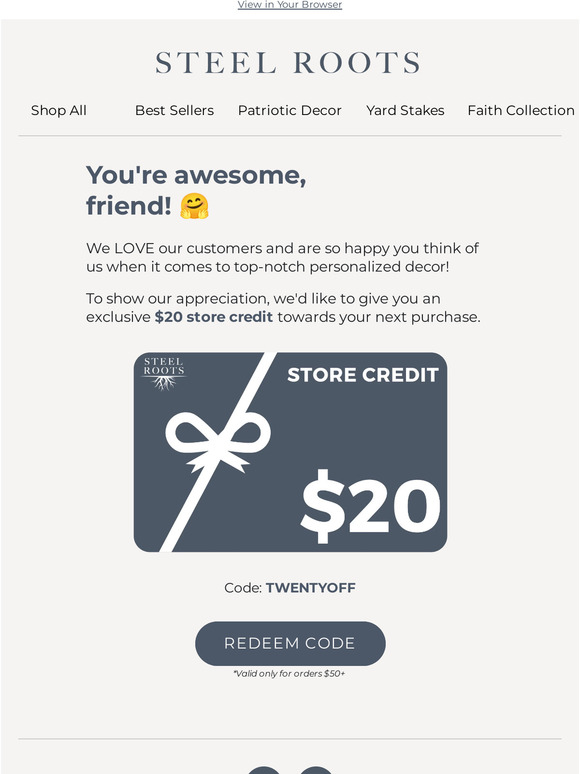 EXCLUSIVE GIFT 🎁 just for you, friend!